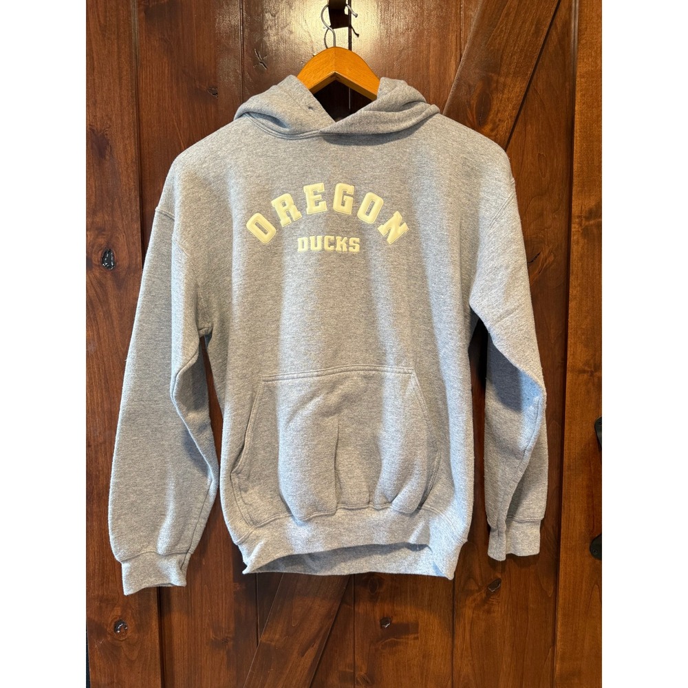 Glow in the dark Oregon Ducks Hoodie Gray Fleece Sweatshirt Womens